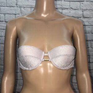 Victoria's Secret White Bikini with Underwire Support